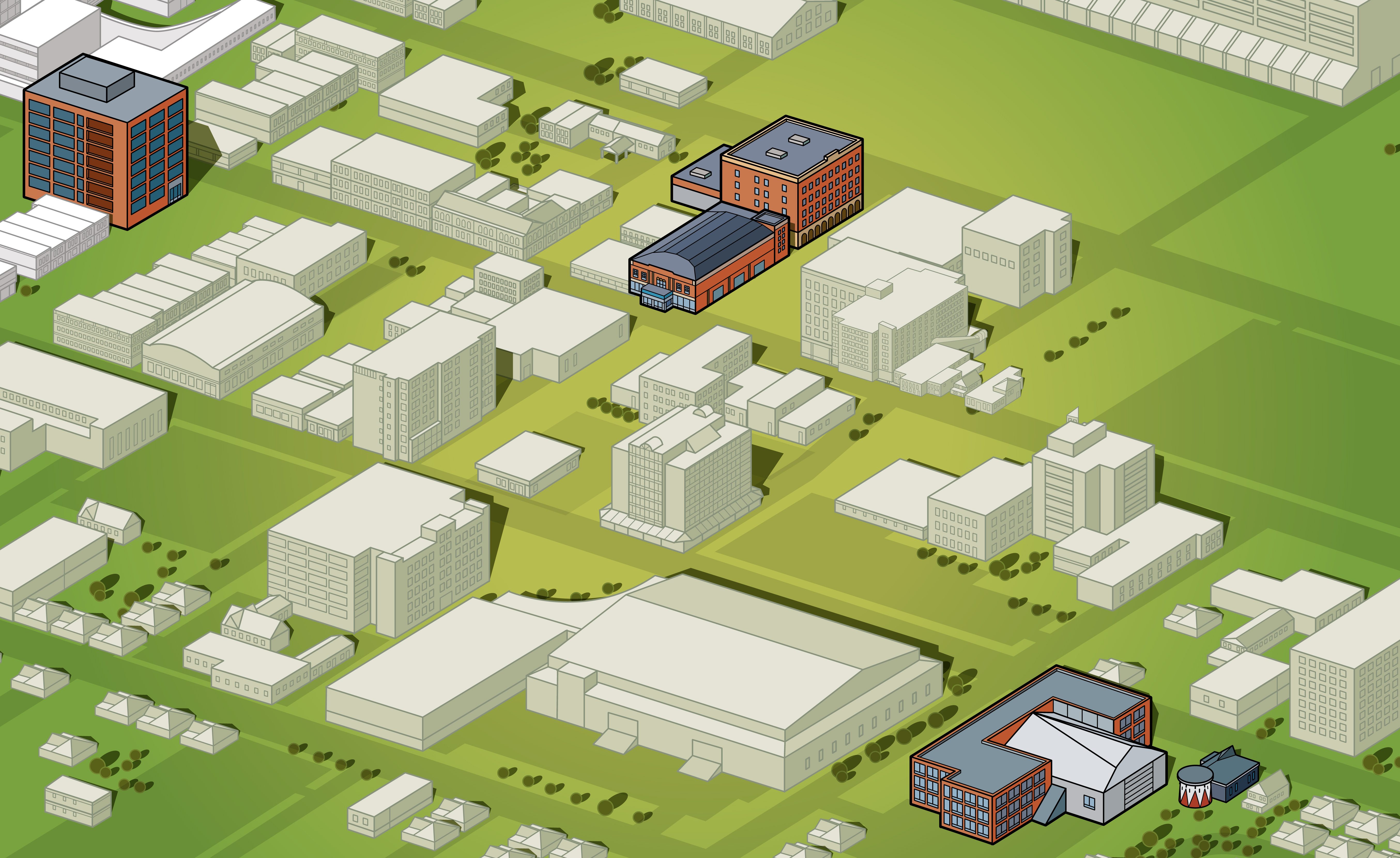 Downtown Oshawa campus map