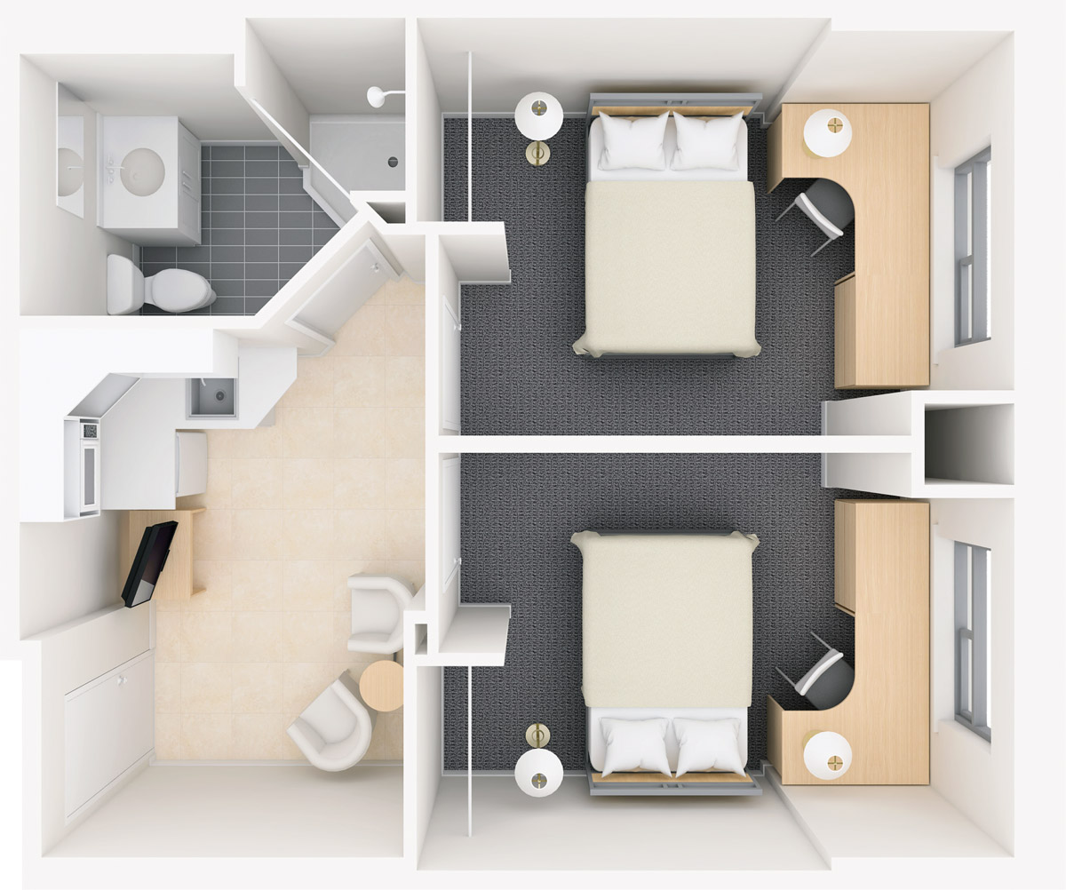 South Village residence floor plan