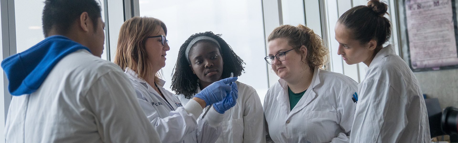 Students in a lab